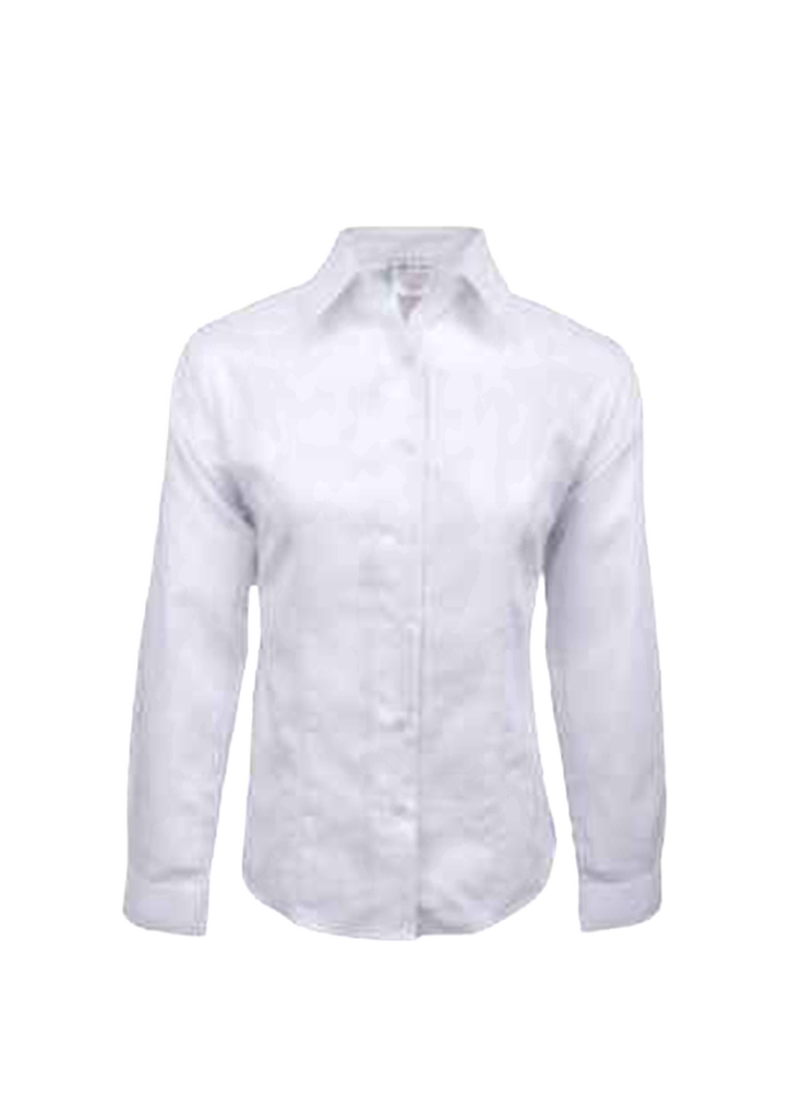 Fiordland College LS Blouse White