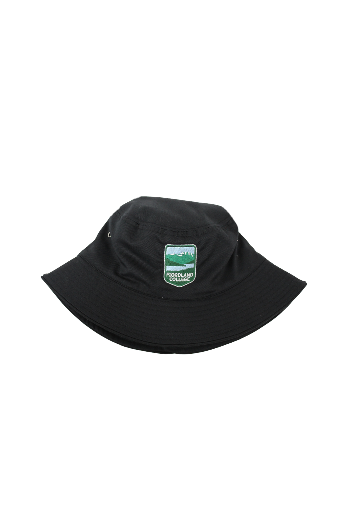 Fiordland College Bucket Hat Black