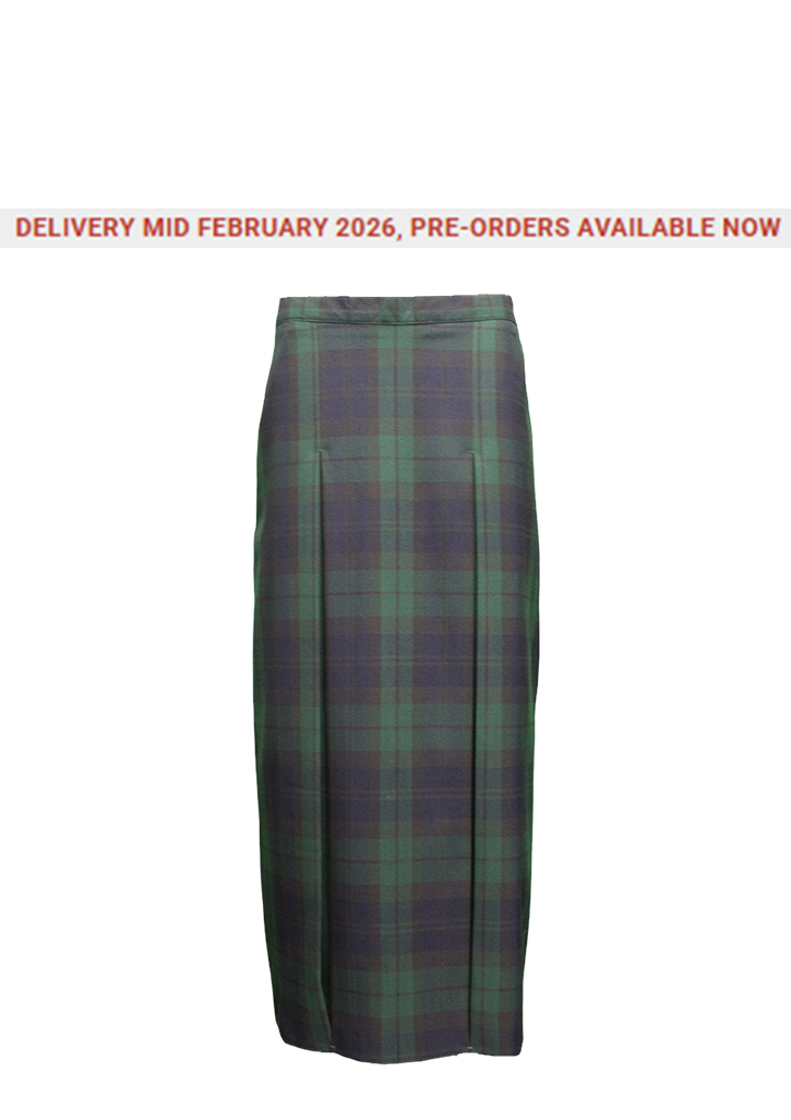 Fiordland College Ankle Length Skirt Tartan