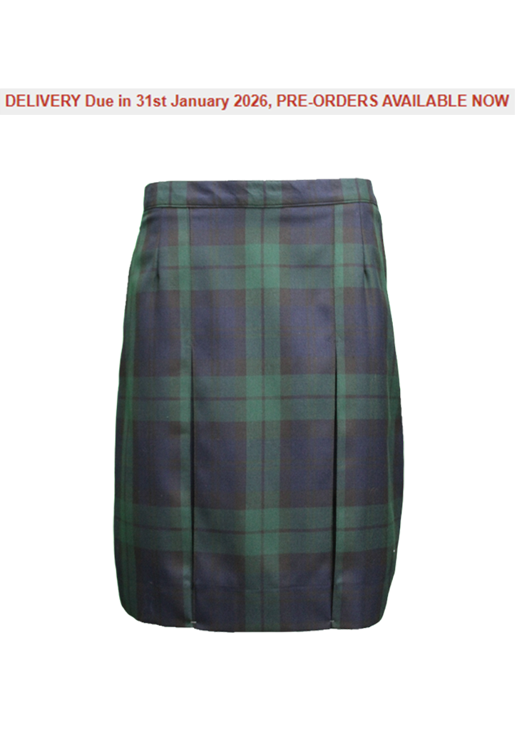Fiordland College Knee Length Skirt Tartan